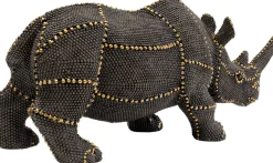 KARE Deko Figur Rhino Rivets Pearls 26cm