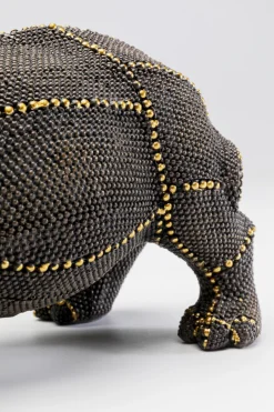 KARE Deko Figur Rhino Rivets Pearls 26cm