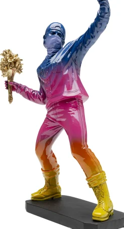 KARE Deko Figur Street Art Bouquet Rainbow 41cm