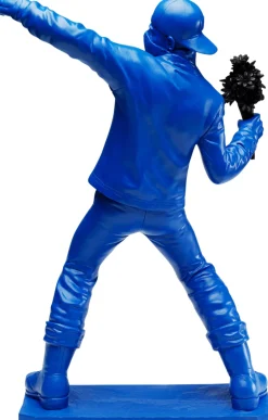 KARE Deko Figur Street Art Bouquet Blau 67cm