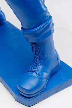 KARE Deko Figur Street Art Bouquet Blau 67cm