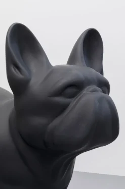 KARE Deko Figur Toto Teen Schwarz Matt 90cm