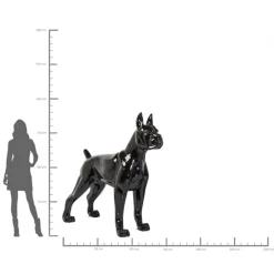 KARE Deko Figur Toto XL Schwarz 180cm