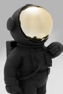KARE Deko Figur Welcome Astronaut Schwarz 27cm