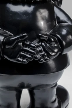 KARE Deko Figur Zwerg Standing Schwarz Gold 61cm