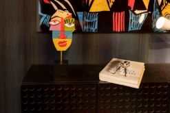 KARE Deko Objekt Abstract Face Multicolour 52cm