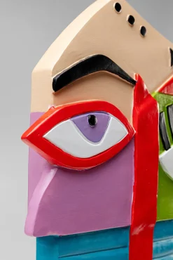 KARE Deko Objekt Abstract Face Multicolour 52cm