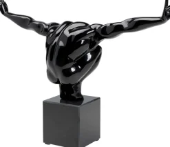 KARE Deko Objekt Athlet Schwarz 75cm