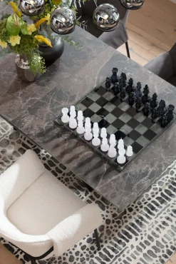 KARE Deko Objekt Chess Transparent 60x60cm