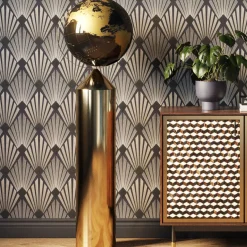 KARE Deko Objekt Globe Top Gold 132cm