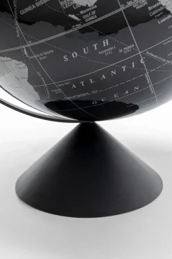 KARE Deko Objekt Globe Top Schwarz 40cm
