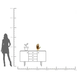 KARE Deko Objekt Mano Gold 35cm