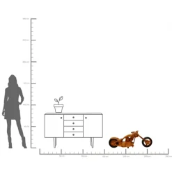 KARE Deko Objekt Motorrad Wild 98x40cm