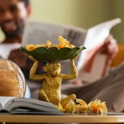 KARE Deko Schale Banana Leaf 14x24cm