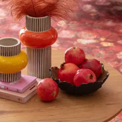 KARE Deko Schale Flower Bloom Schwarz Gold Ø25cm