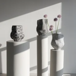 KARE Deko Vase Anemone Schwarz 43cm