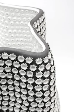 KARE Deko Vase Anemone Schwarz 43cm