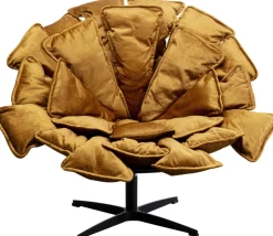 KARE Drehsessel + Hocker Blossom