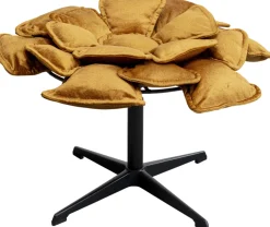 KARE Drehsessel + Hocker Blossom