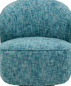 KARE Drehsessel Ellie Hellblau