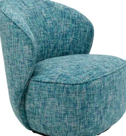 KARE Drehsessel Ellie Hellblau