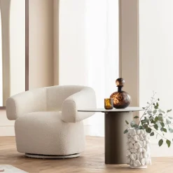 KARE Drehsessel Maye Creme