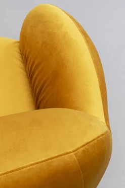 KARE Drehsessel Nube Gelb