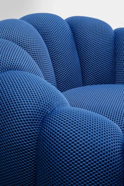 KARE Drehsessel Peppo Bloom Blau