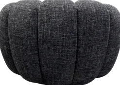 KARE Drehsessel Peppo Bloom Melange Schwarz