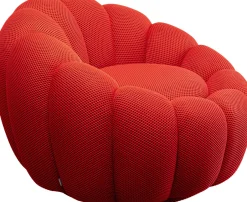 KARE Drehsessel Peppo Bloom Rot