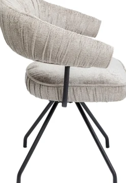 KARE Drehstuhl Arabella Silber