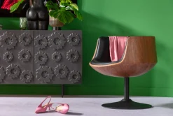 KARE Drehstuhl Club Walnut