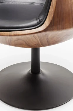 KARE Drehstuhl Club Walnut