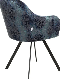 KARE Drehstuhl Coco Hugs Keops Blau Limited