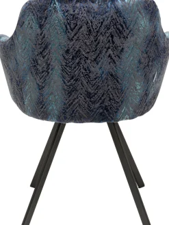 KARE Drehstuhl Coco Hugs Keops Blau Limited