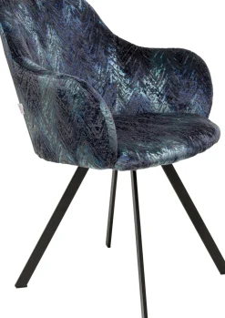 KARE Drehstuhl Coco Hugs Keops Blau Limited