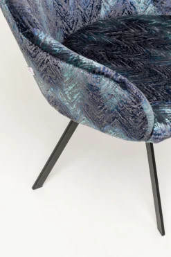 KARE Drehstuhl Coco Hugs Keops Blau Limited