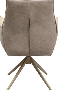 KARE Drehstuhl mit Armlehnen Liverpool Greige