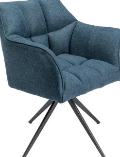 KARE Drehstuhl Thinktank Blau