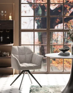 KARE Drehstuhl Thinktank Grau