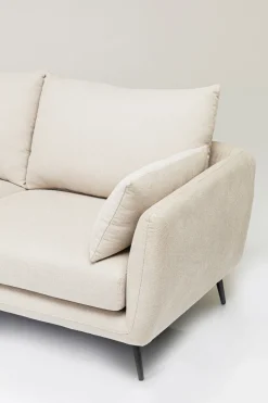 KARE Ecksofa Amalfi Links Creme 275cm