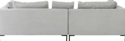 KARE Ecksofa Gianni Cord Grau Links