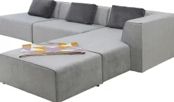 KARE Ecksofa Infinity Atlanta Grau Rechts
