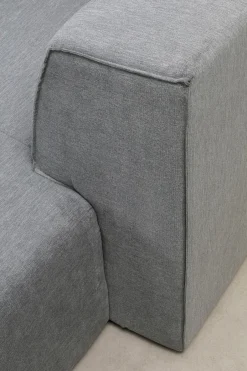 KARE Ecksofa Infinity Atlanta Grau Rechts