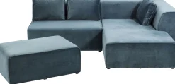 KARE Ecksofa Infinity Velvet Ocean Rechts