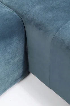 KARE Ecksofa Infinity Velvet Ocean Rechts
