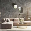 KARE Ecksofa Infinity Velvet Taupe Links