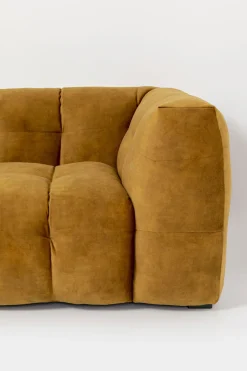 KARE Ecksofa Salamanca Goldbraun Links