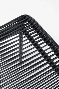 KARE Fußhocker Acapulco Mono Schwarz