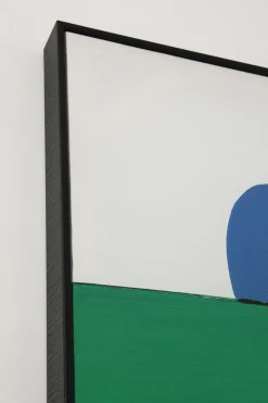 KARE Gerahmtes Bild Abstract Shapes Grün 73x143cm